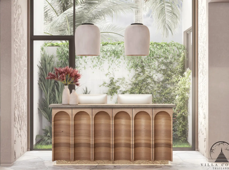 Welcoming Reception Area at Layan Lucky Villas II