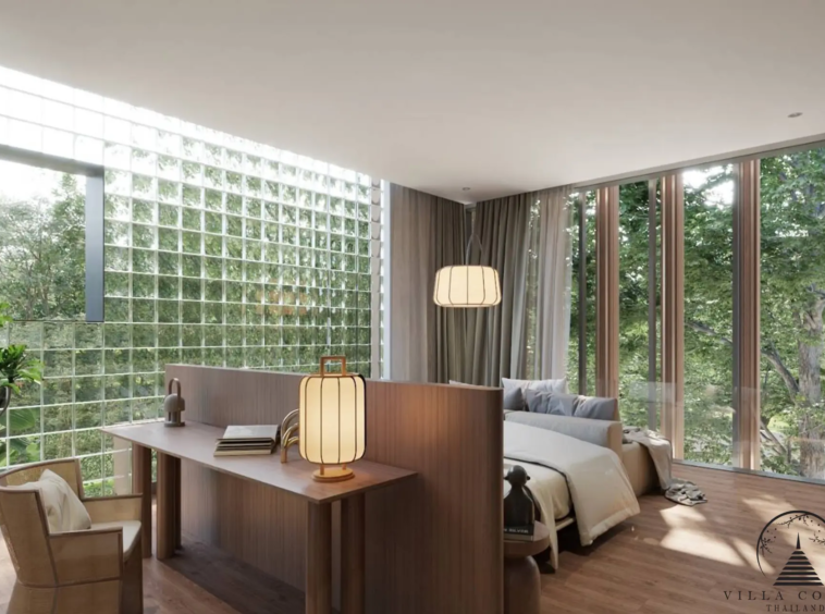 Tranquil Bedroom at Mono Oxygen Villas