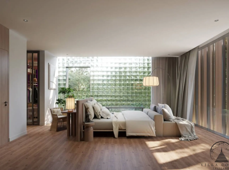 Tranquil Bedroom at Mono Oxygen Villas