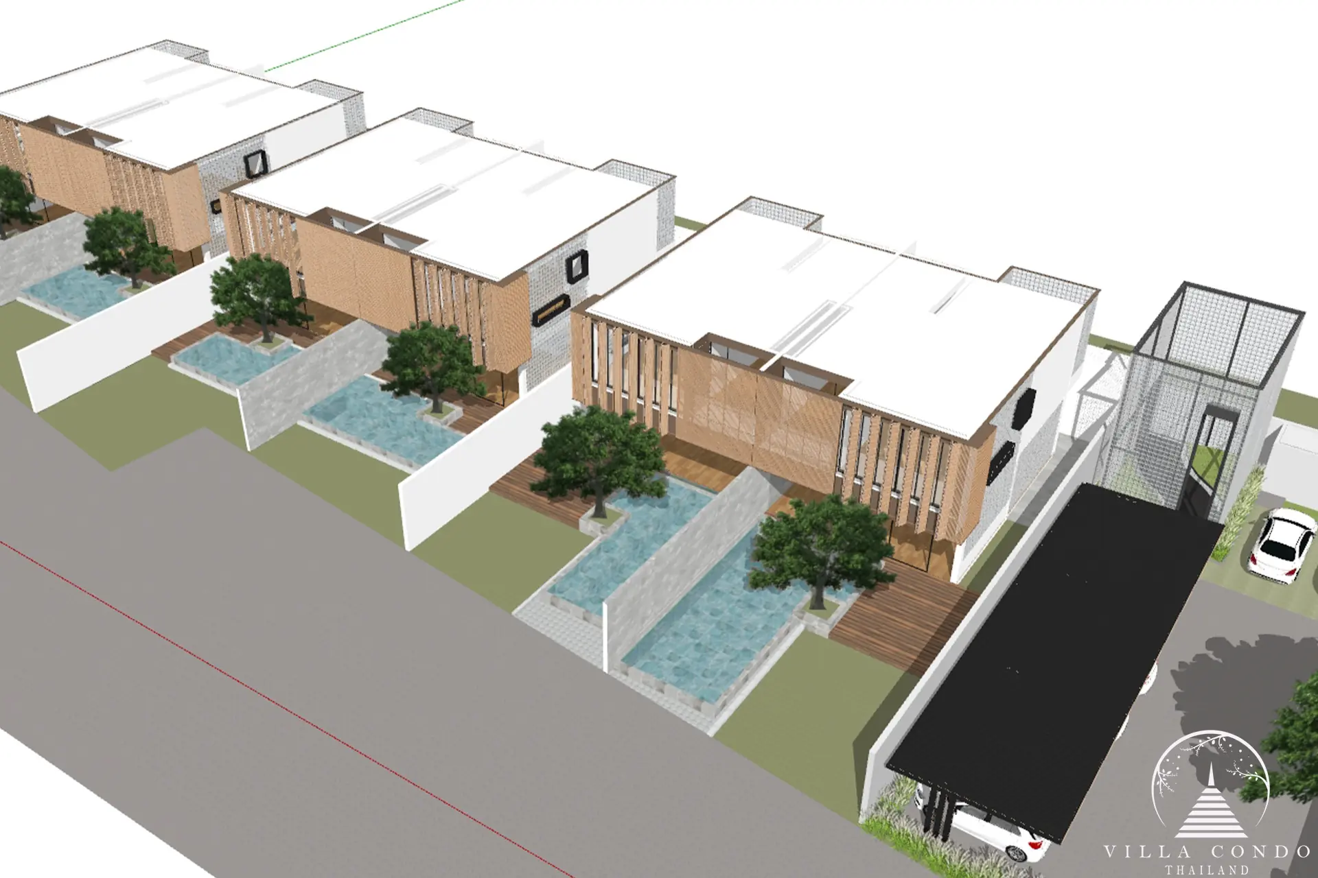 Exterior View of Mono Oxygen Villas