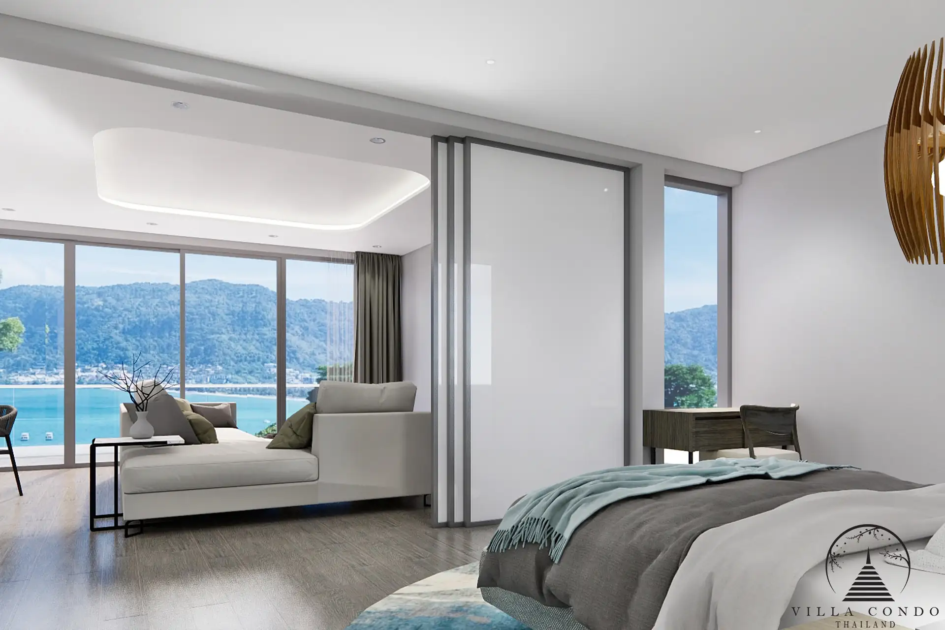 Tranquil Bedroom at Mandarin Oceanview Resort Patong