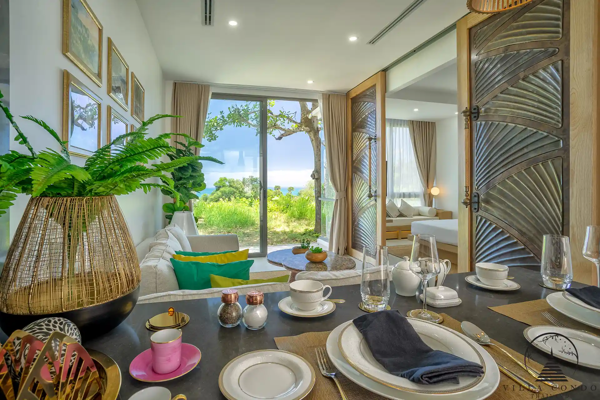 Elegant Dining Area at Melia Karon Condominiums