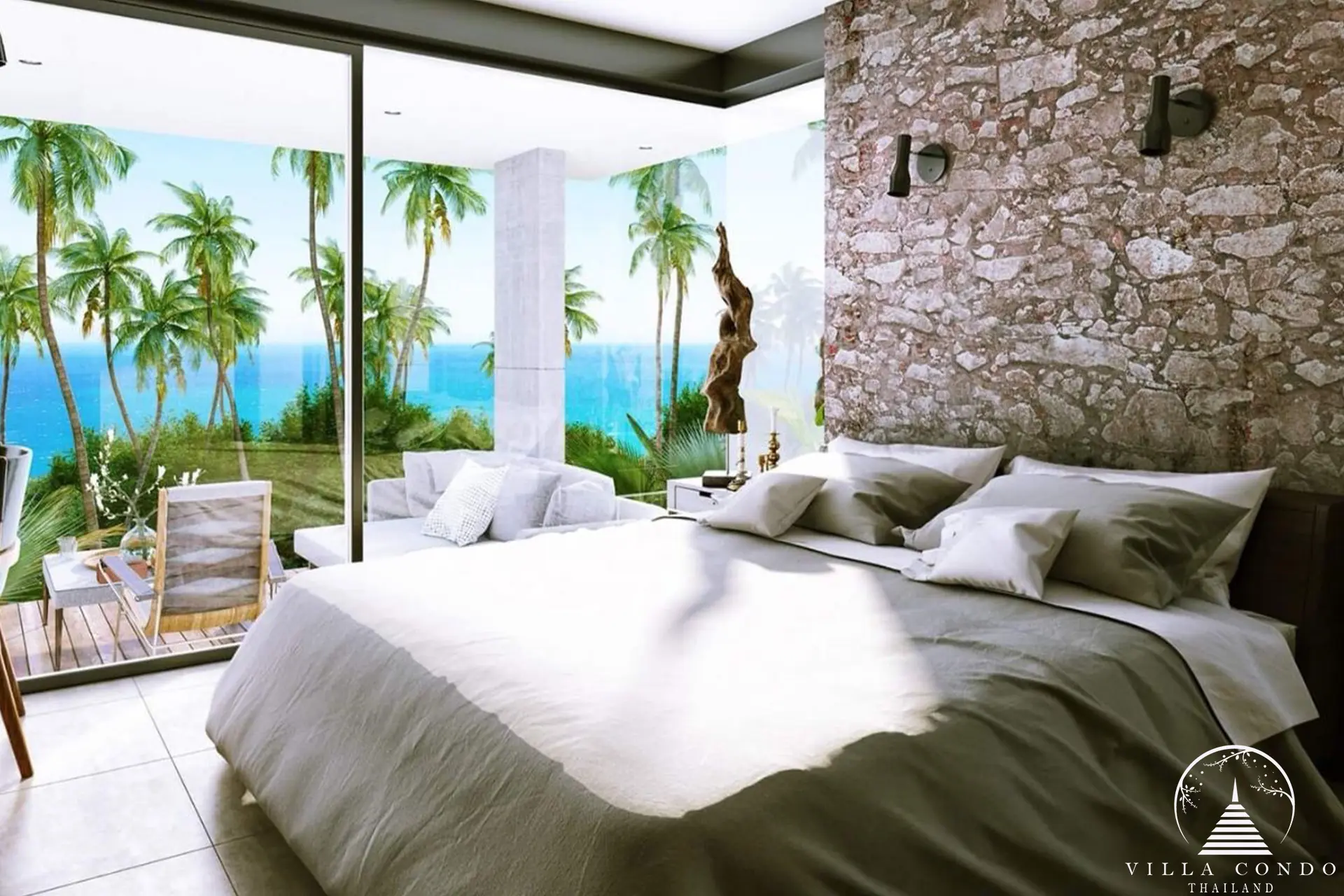 Tranquil Bedroom at Melia Karon Villas
