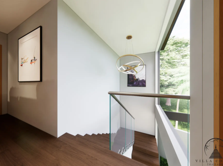 Elegant Staircase at Orchard Villas