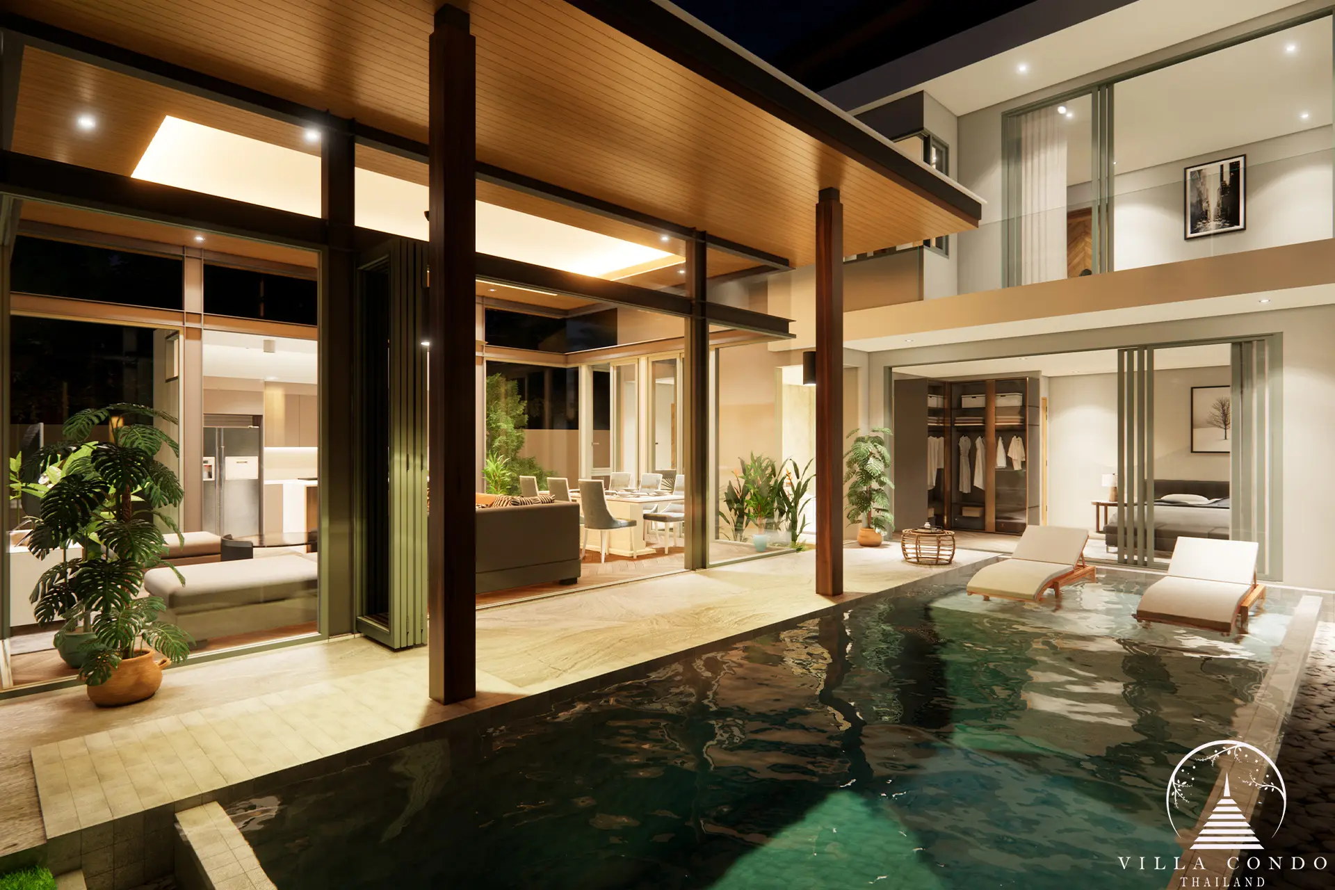 Inviting Private Pool Area