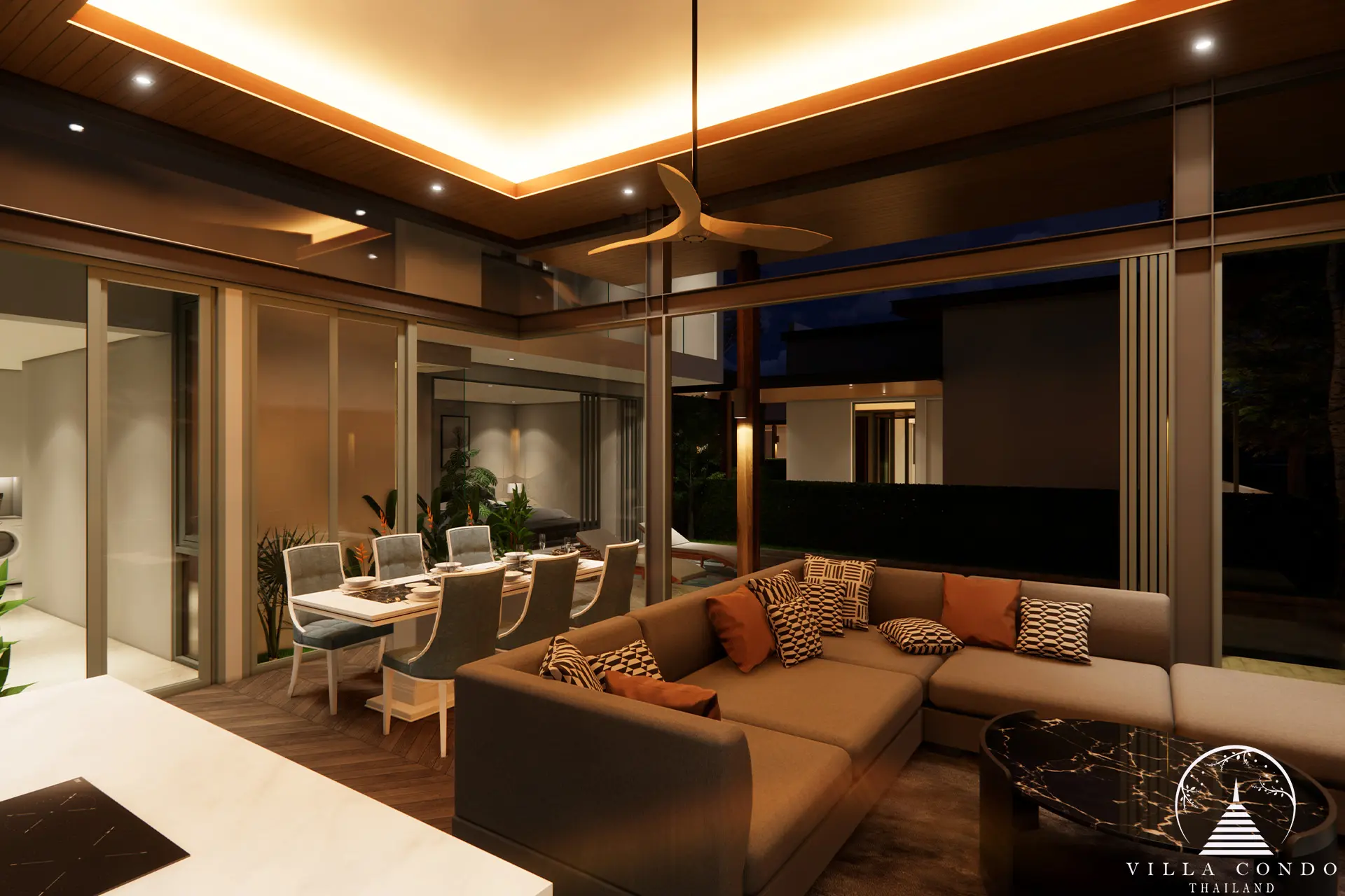 Stylish Living Room with Modern Decor