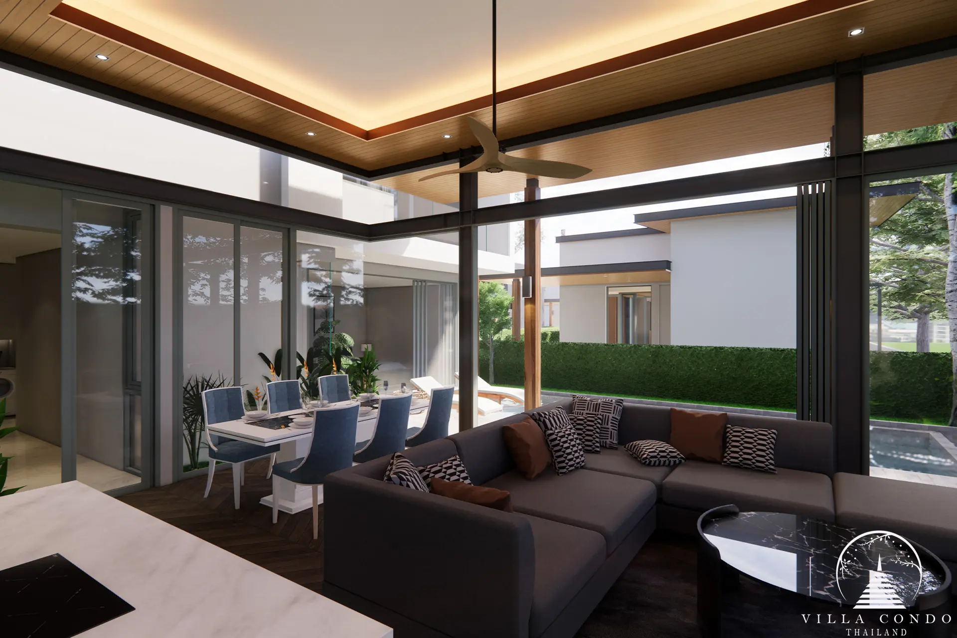 Stylish Living Room with Modern Decor