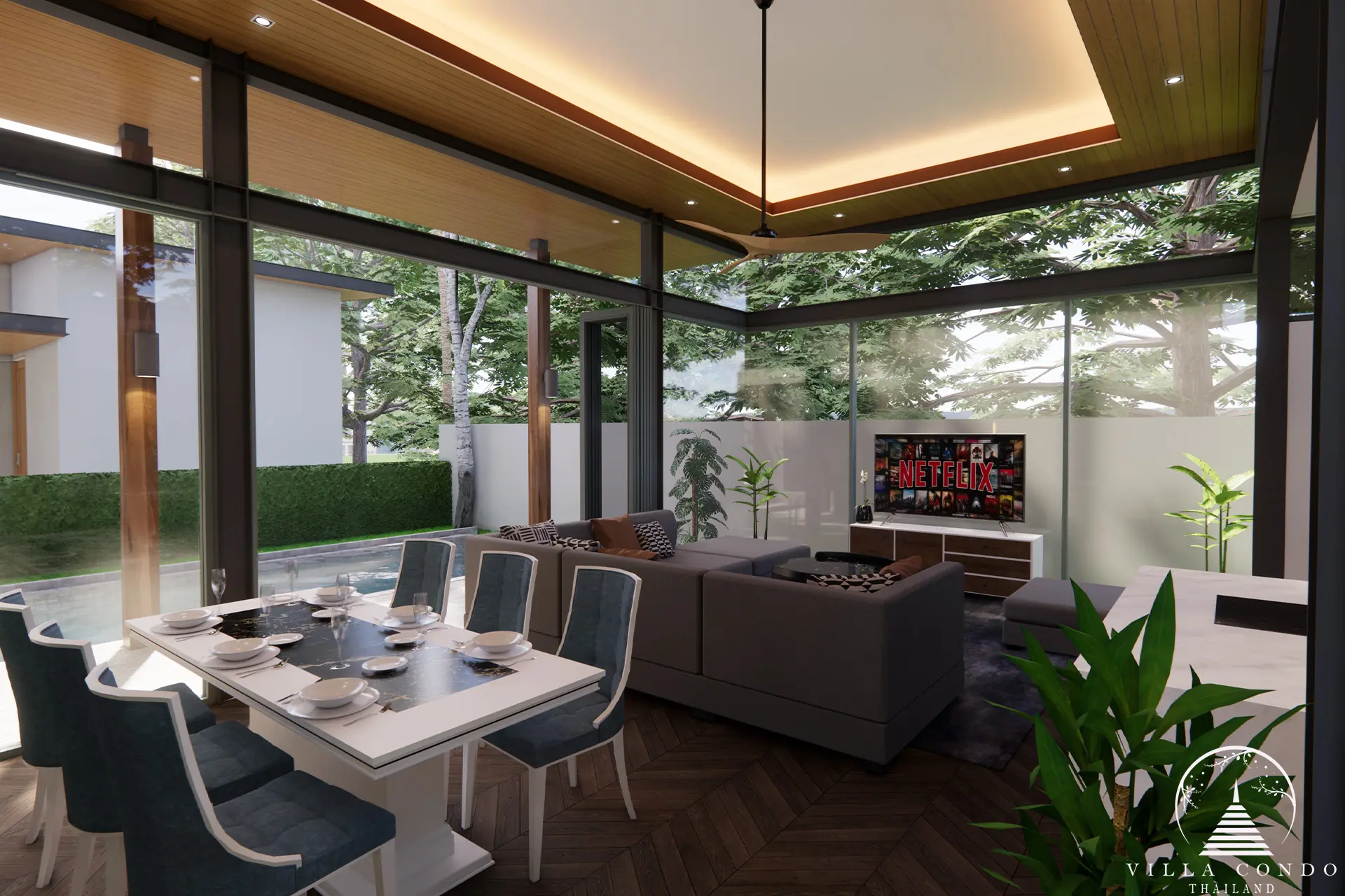 Stylish Living Room with Modern Decor