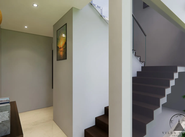 Elegant Staircase at Orchard Villas