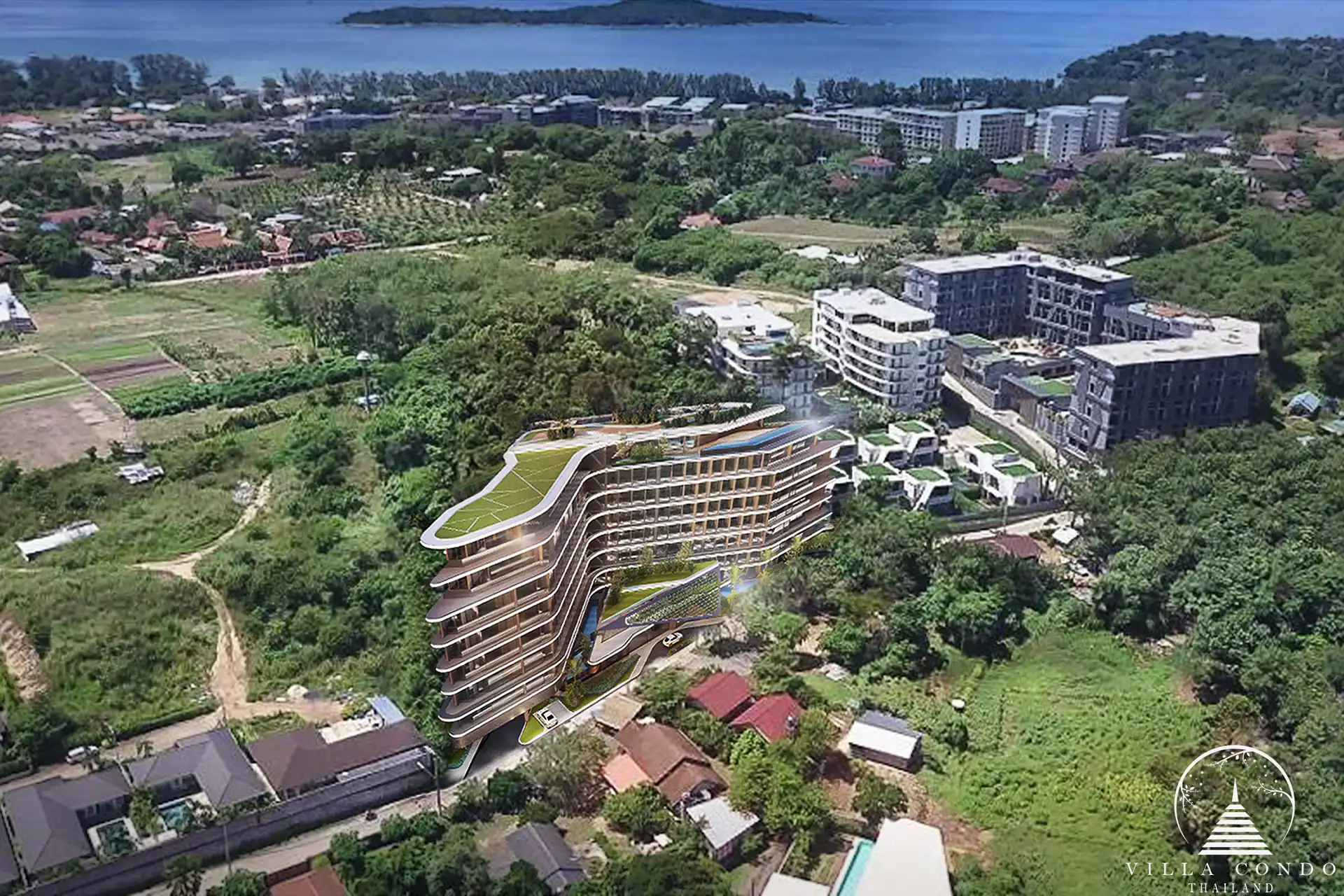 The One Nai Harn Bird eye view
