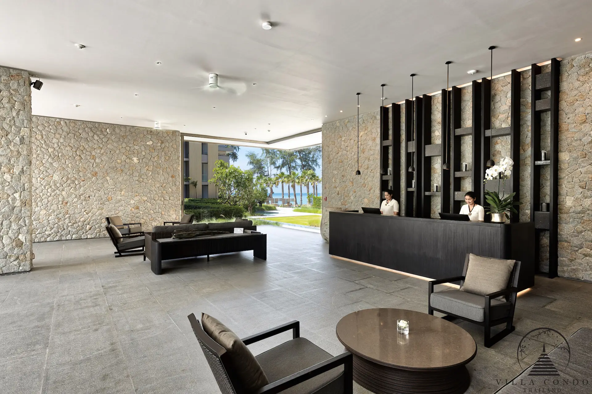 Stylish Lobby Area at Twinpalms Residences MontAzure