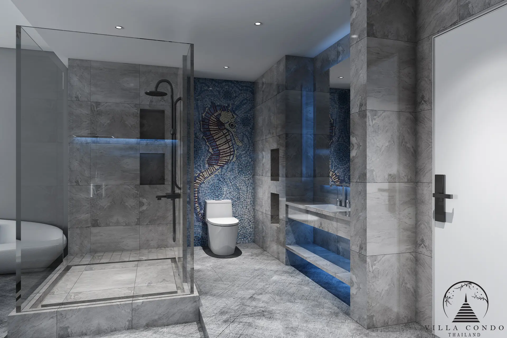 Luxurious Bathroom at Utopia Dream U2 Atelier Style