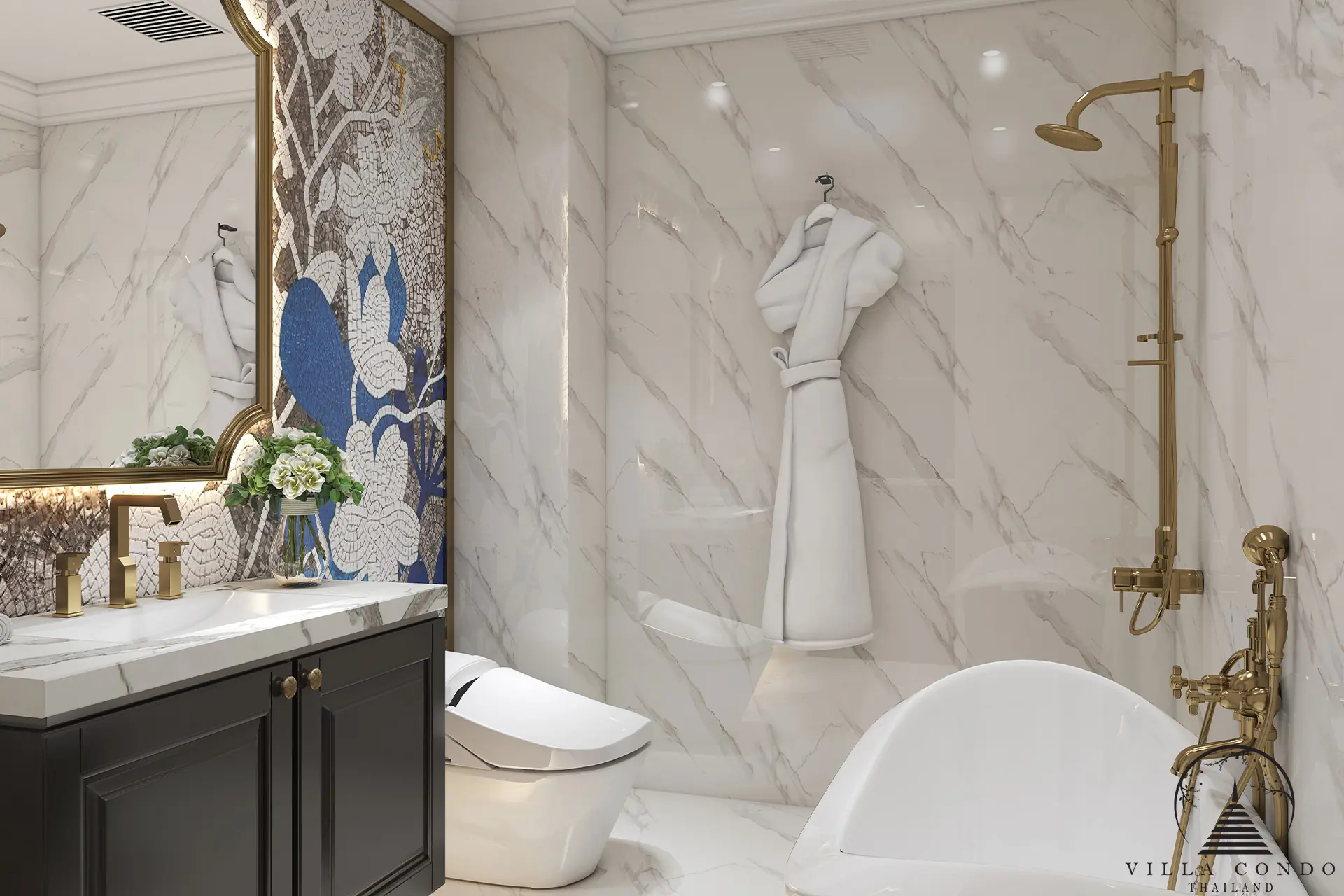 Luxurious Bathroom at Utopia Dream U2 Reign Style