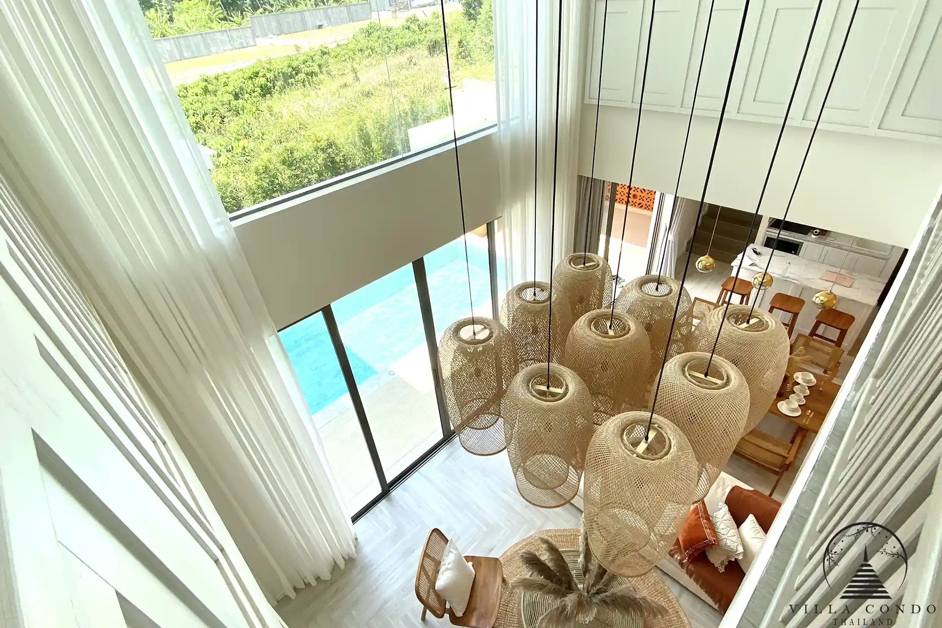 Spacious and elegantly designed interior of Alisa Pool Villas.