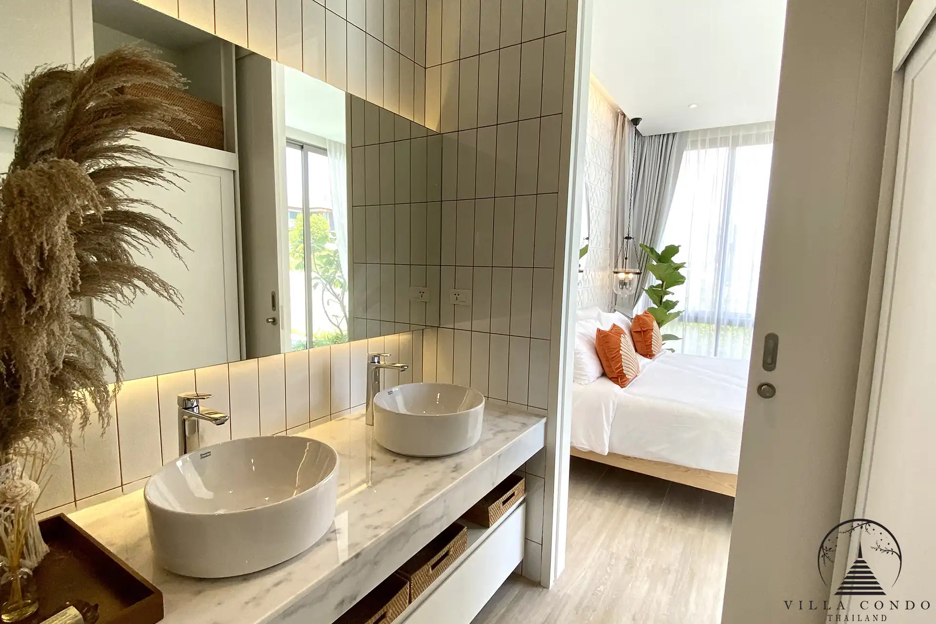 Modern bathroom in Alisa Pool Villas featuring stylish fixtures.