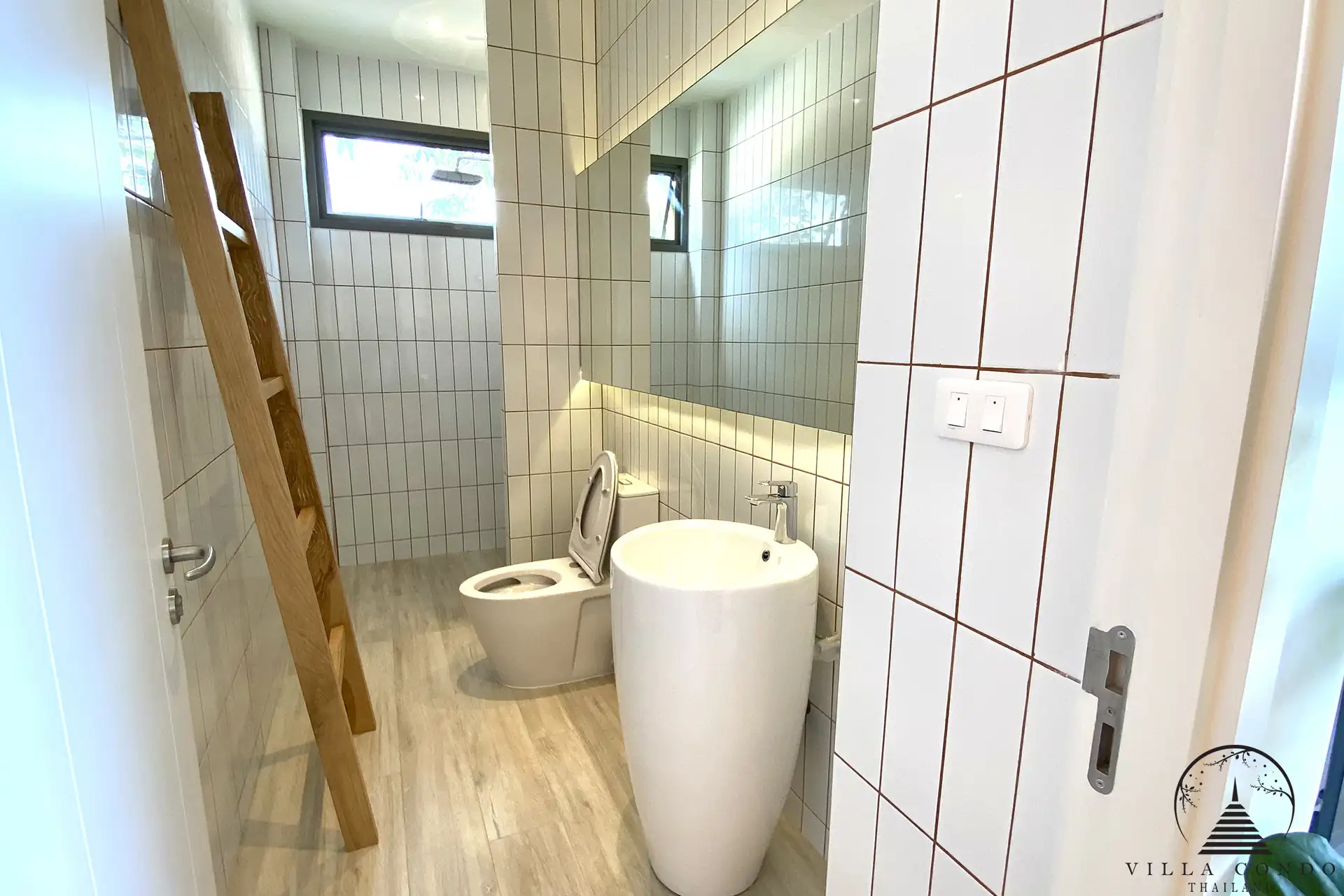Modern bathroom in Alisa Pool Villas featuring stylish fixtures.