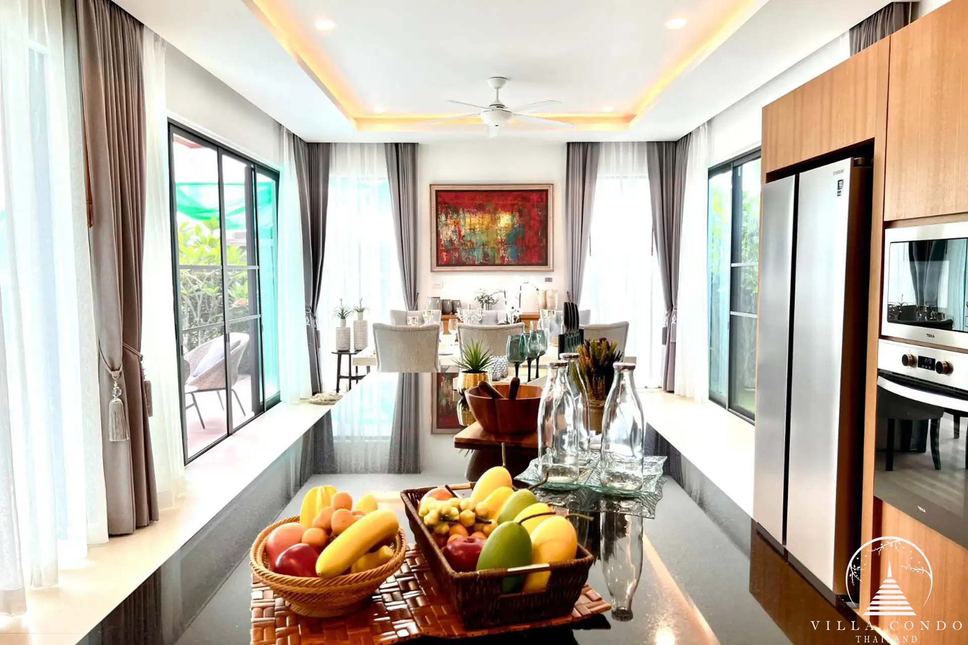 Ameen House Interior Modern interior of Ameen House villa