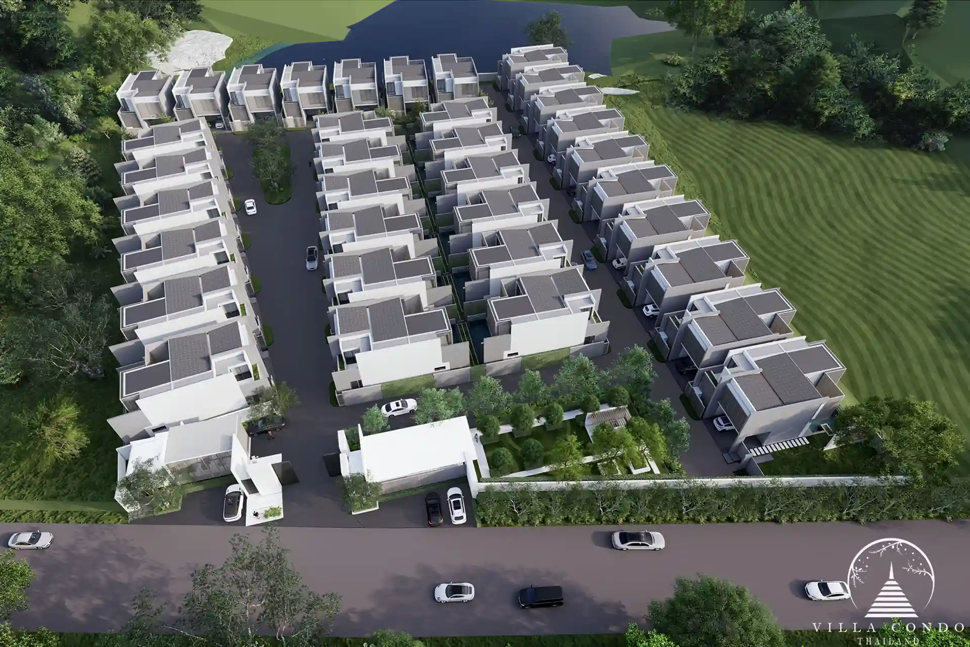 Elegant Exterior of Larimar Villas Exterior view of Larimar Villas