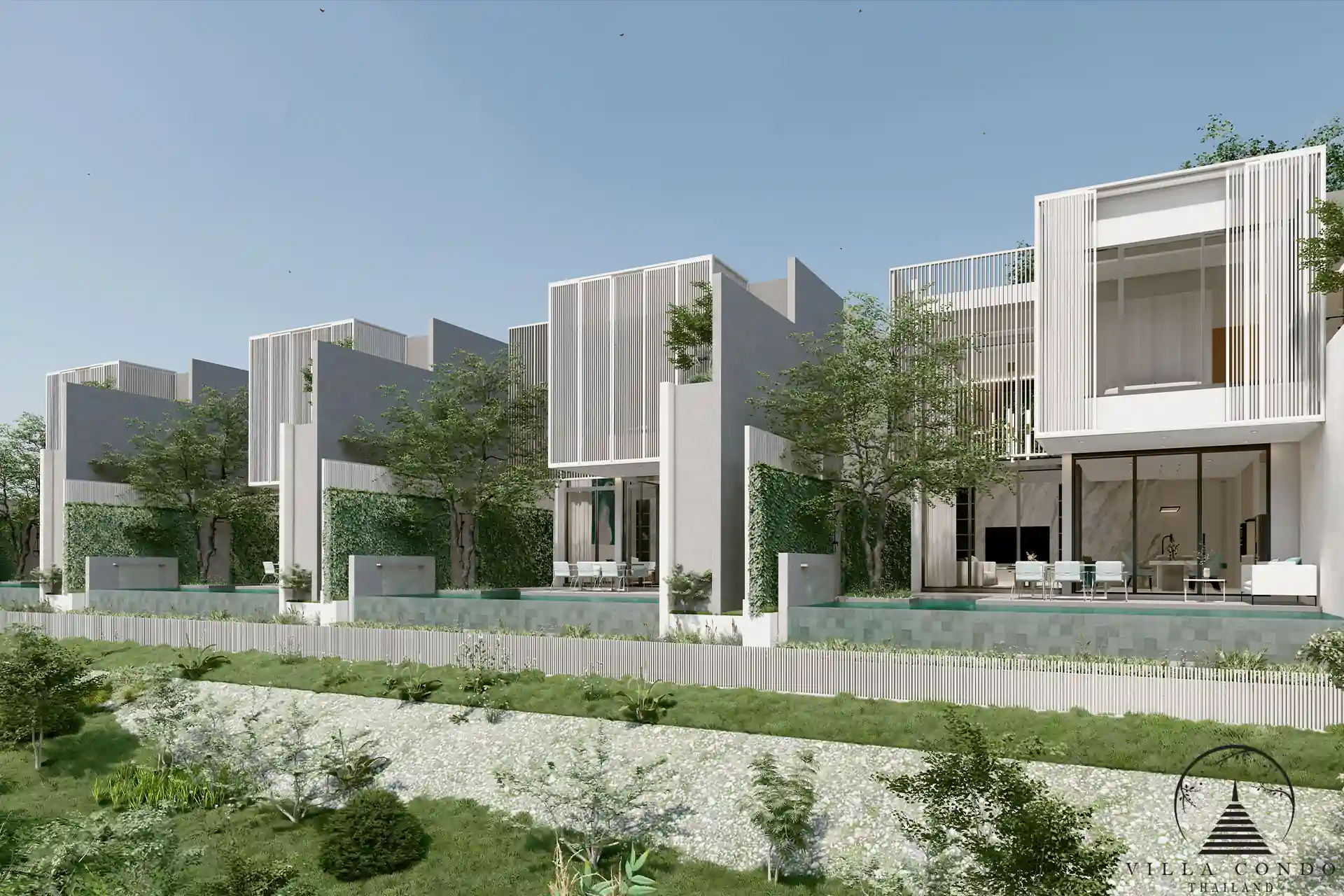 Elegant Exterior of Larimar Villas Exterior view of Larimar Villas