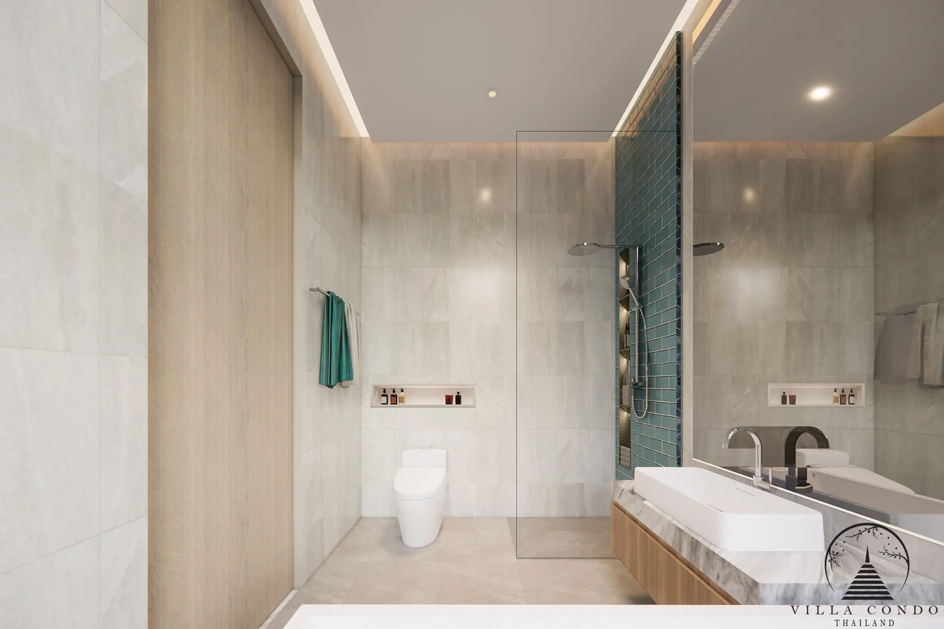 Luxurious Bathroom at Larimar Villas Bathroom in Larimar Villas