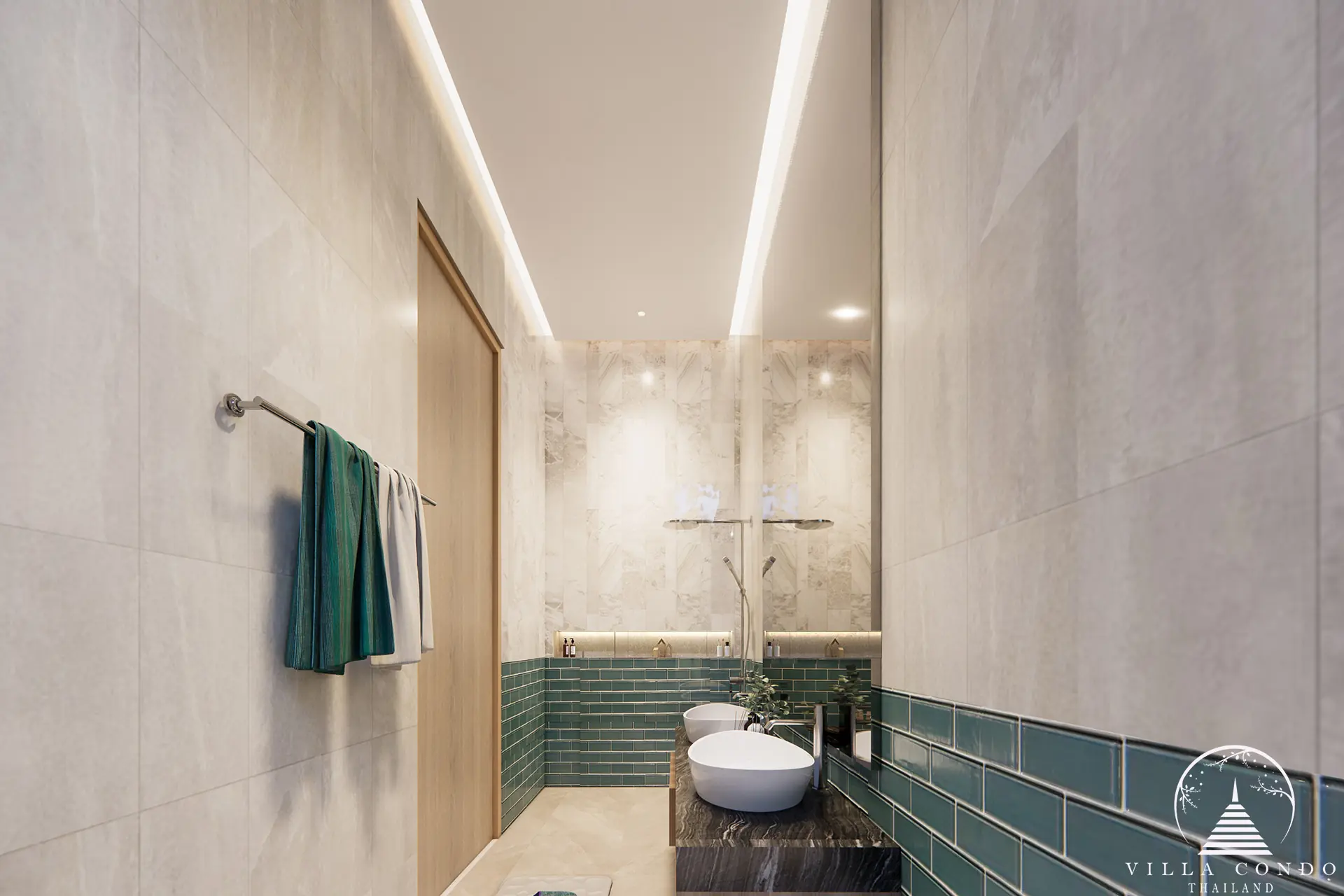 Luxurious Bathroom at Larimar Villas Bathroom in Larimar Villas