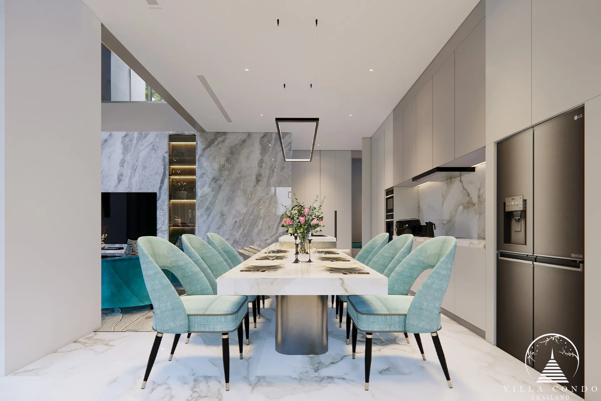 Spacious Living Area at Larimar Villas Living area in Larimar Villas