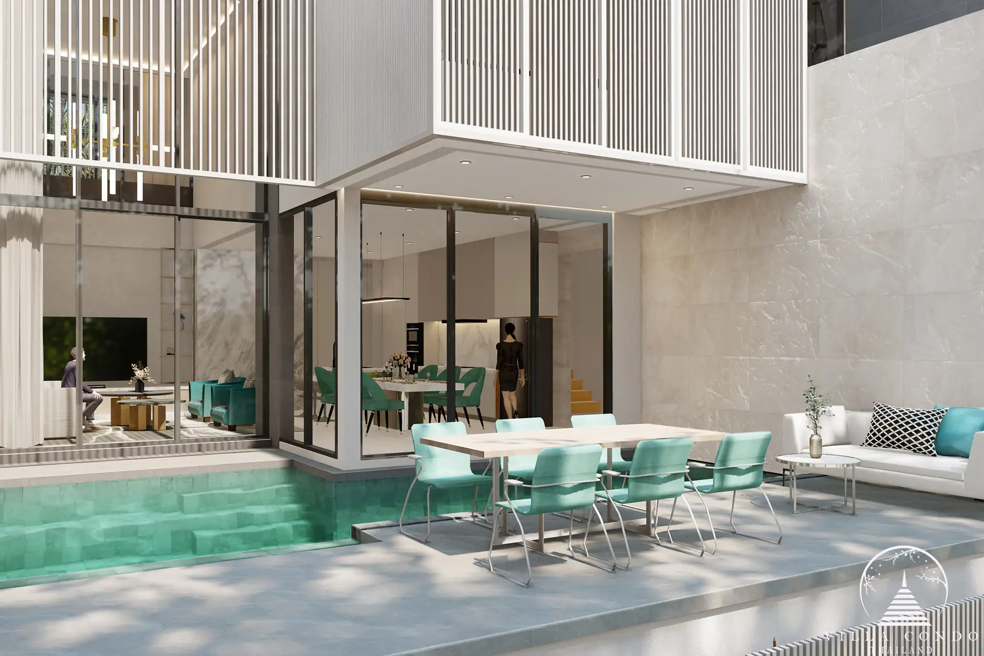 Beautiful Outdoor Area at Larimar Villas Outdoor area at Larimar Villas