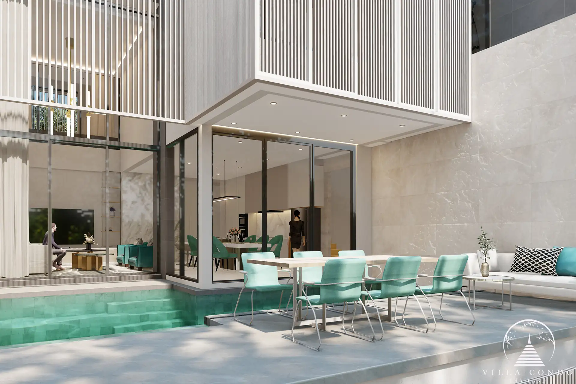 Beautiful Outdoor Area at Larimar Villas Outdoor area at Larimar Villas