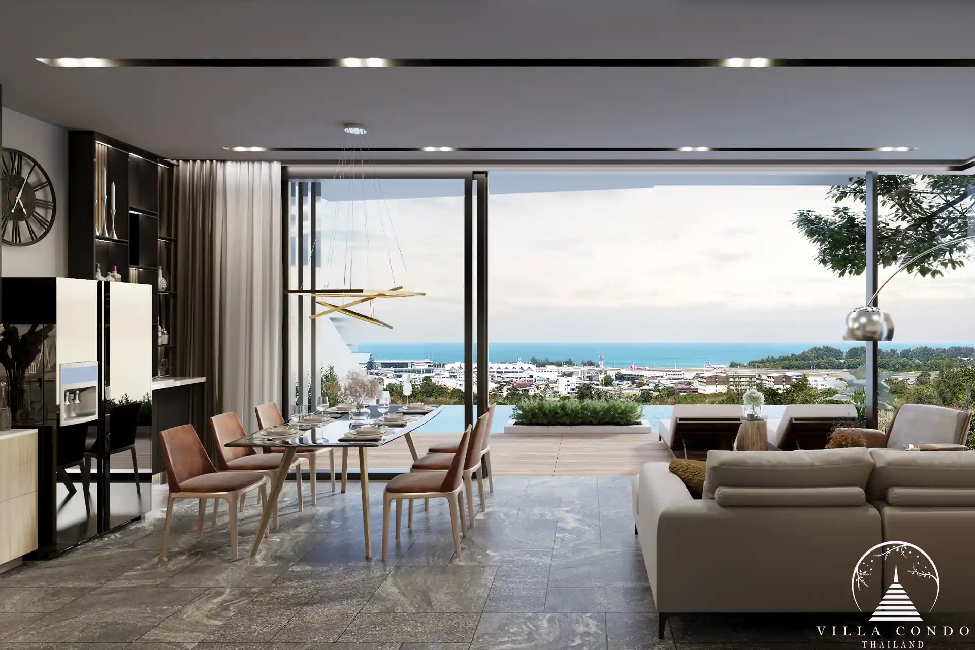 Interior view of Maison Sky Villas