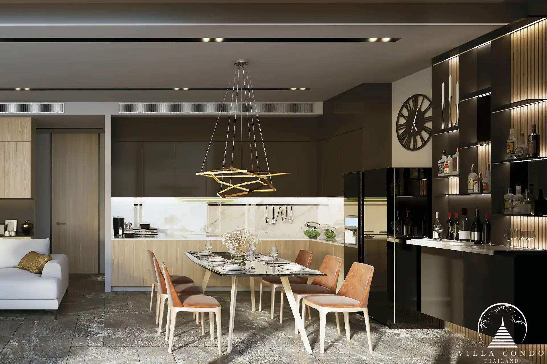 Kitchen in Maison Sky Villas