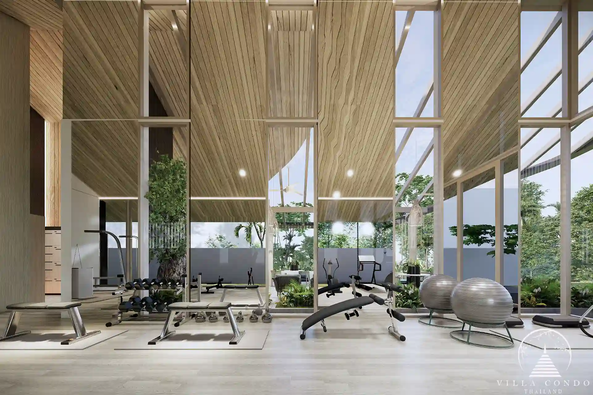 Gym at Amrits Luxury Villas