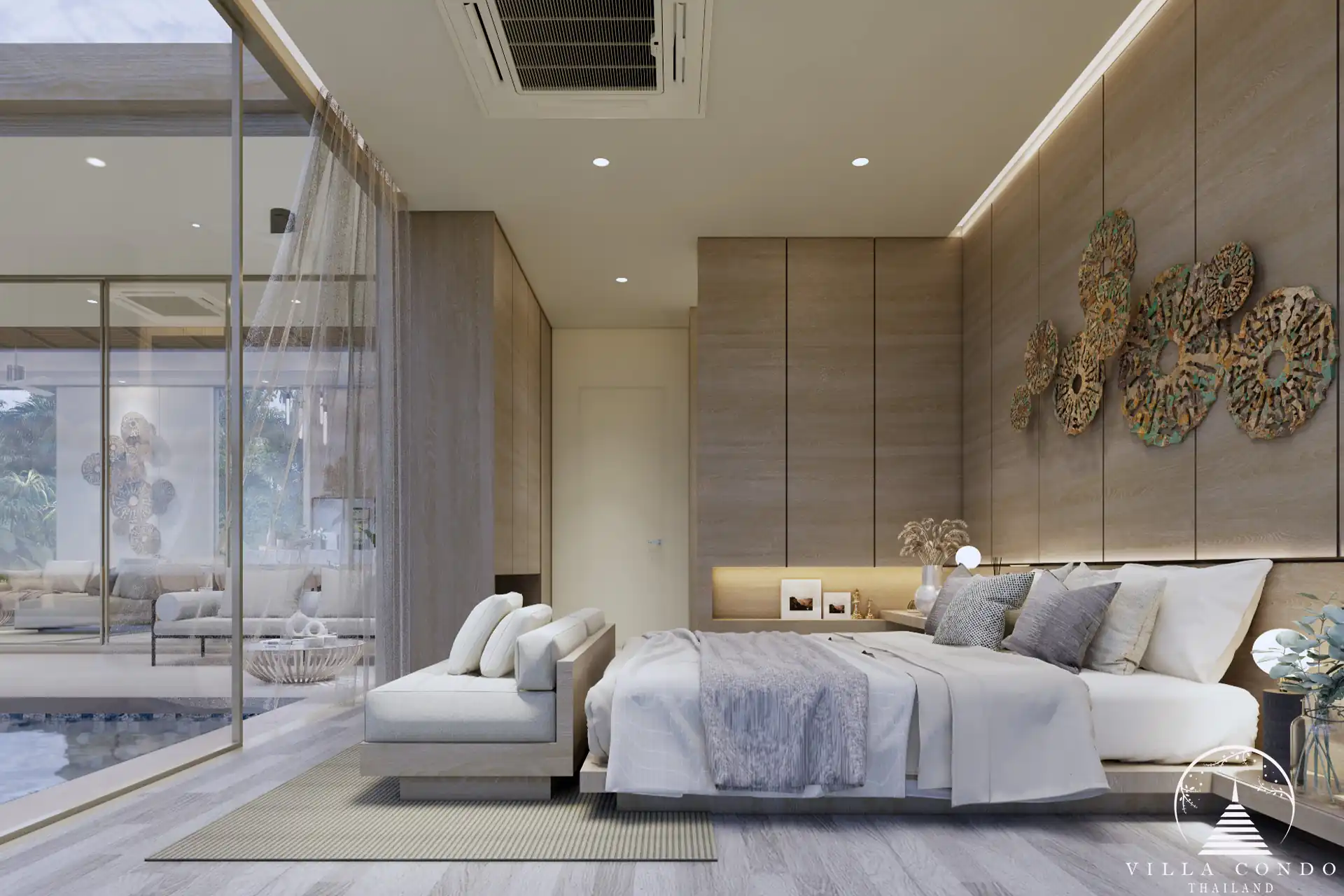 Interior view of Amrits Luxury Villas