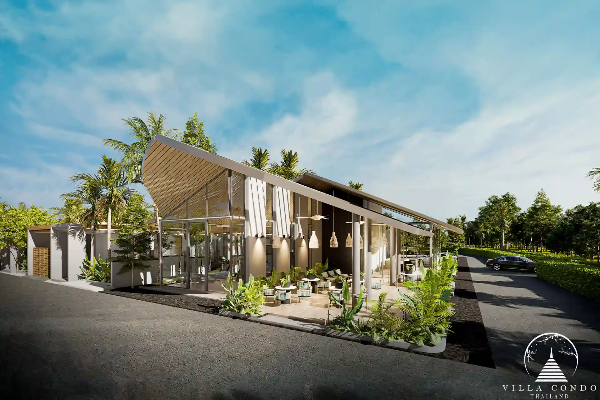 Exterior view of Amrits Luxury Villas