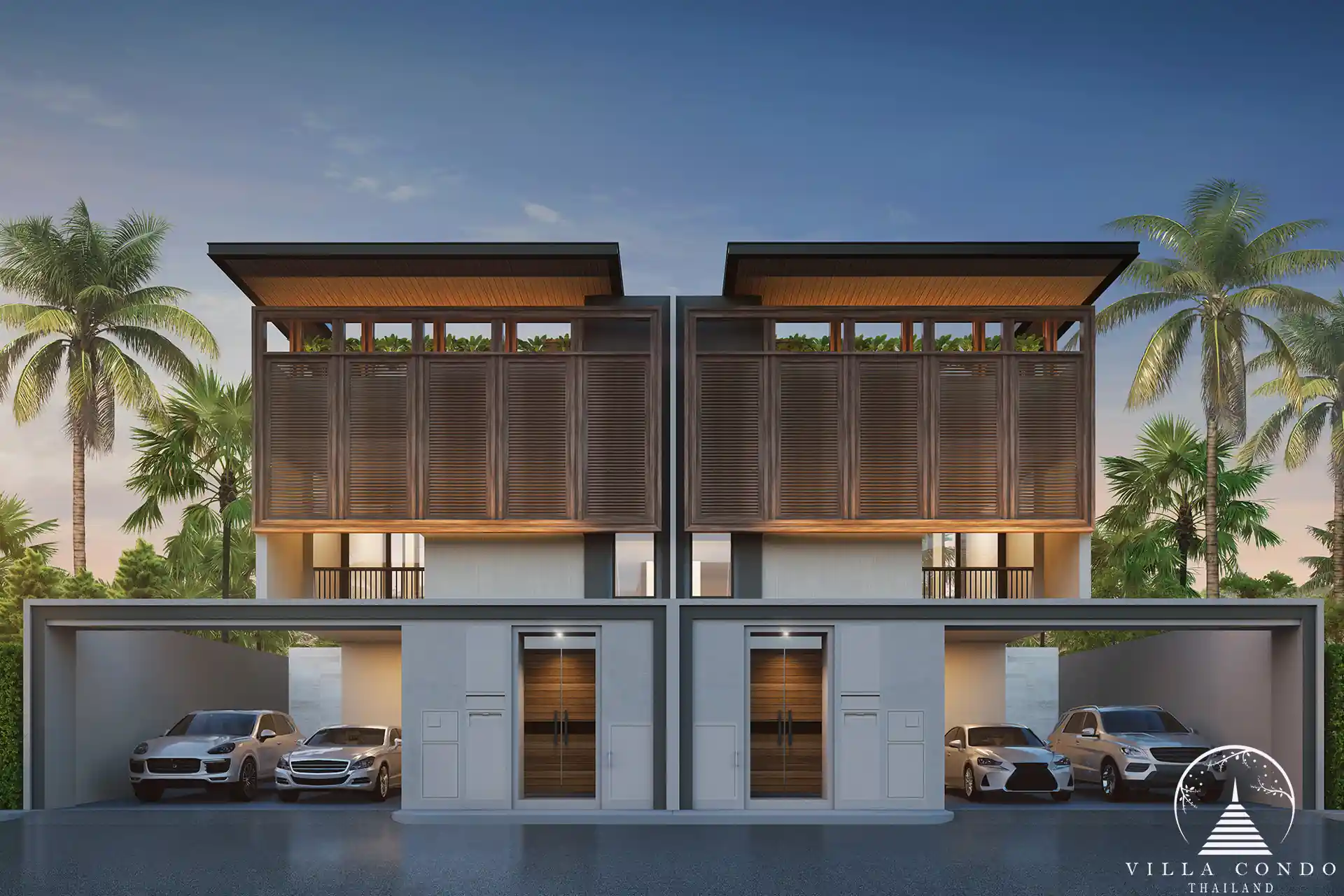 Stunning Exterior of Balco Bangtao Beach Villa Exterior view of a Balco Bangtao Beach villa.