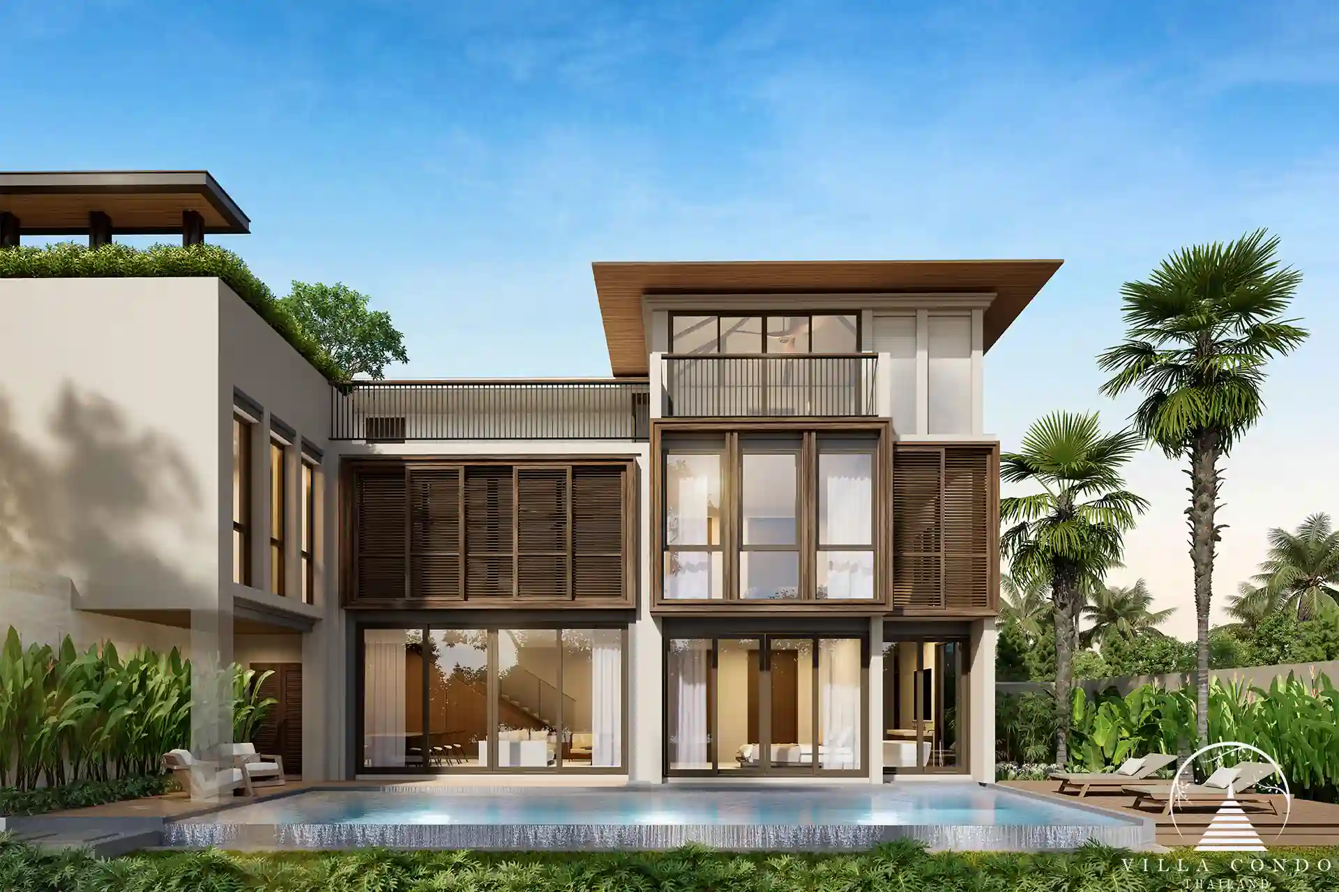 Private Pool at Balco Bangtao Beach Villa Private pool in a Balco Bangtao Beach villa.