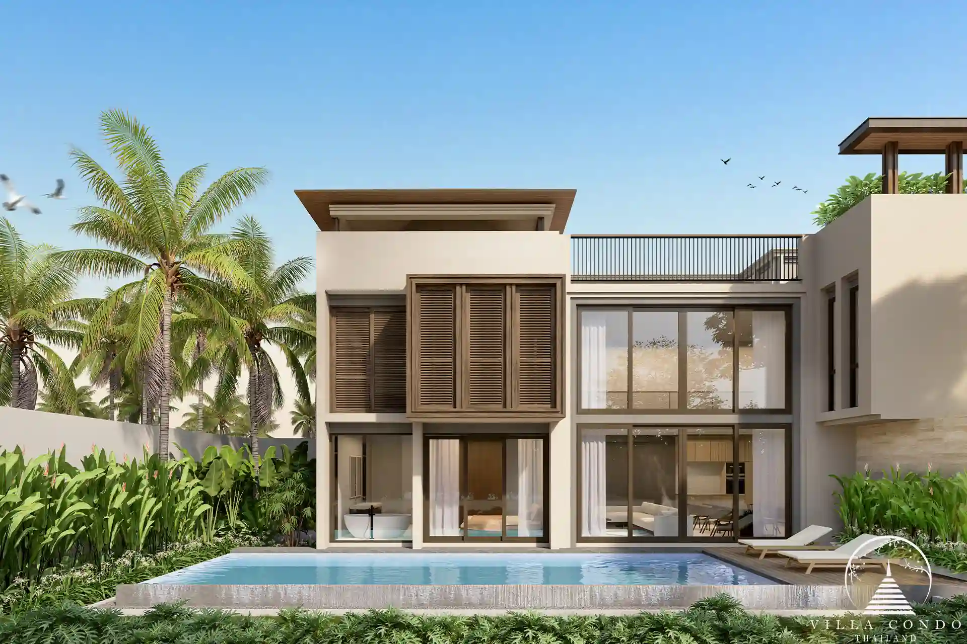 BALCO Bangtao Beach Inner Type B Beautiful outdoor area of a Balco Bangtao Beach villa.