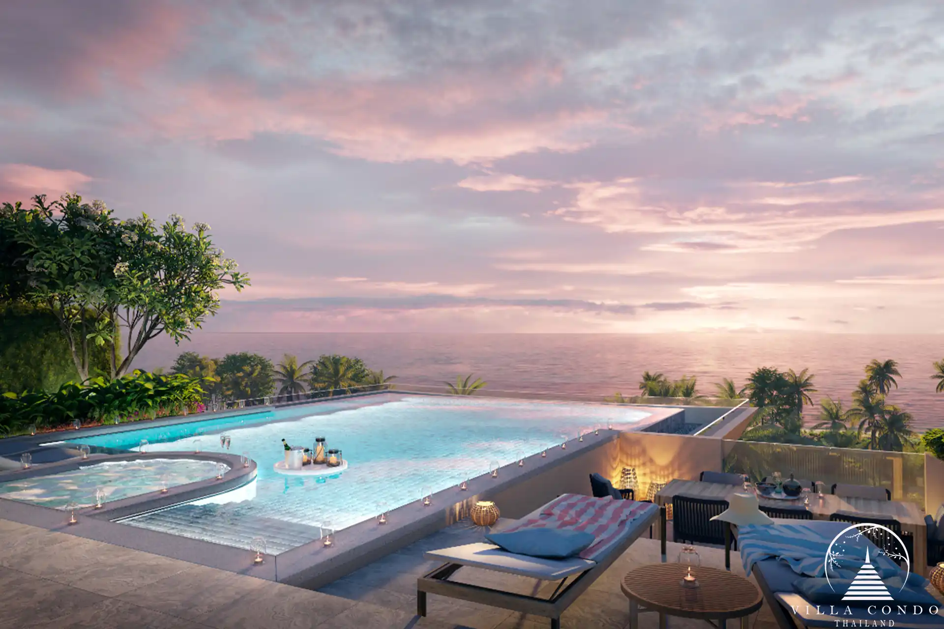 Sea view from Banyan Tree Seaview Residences.