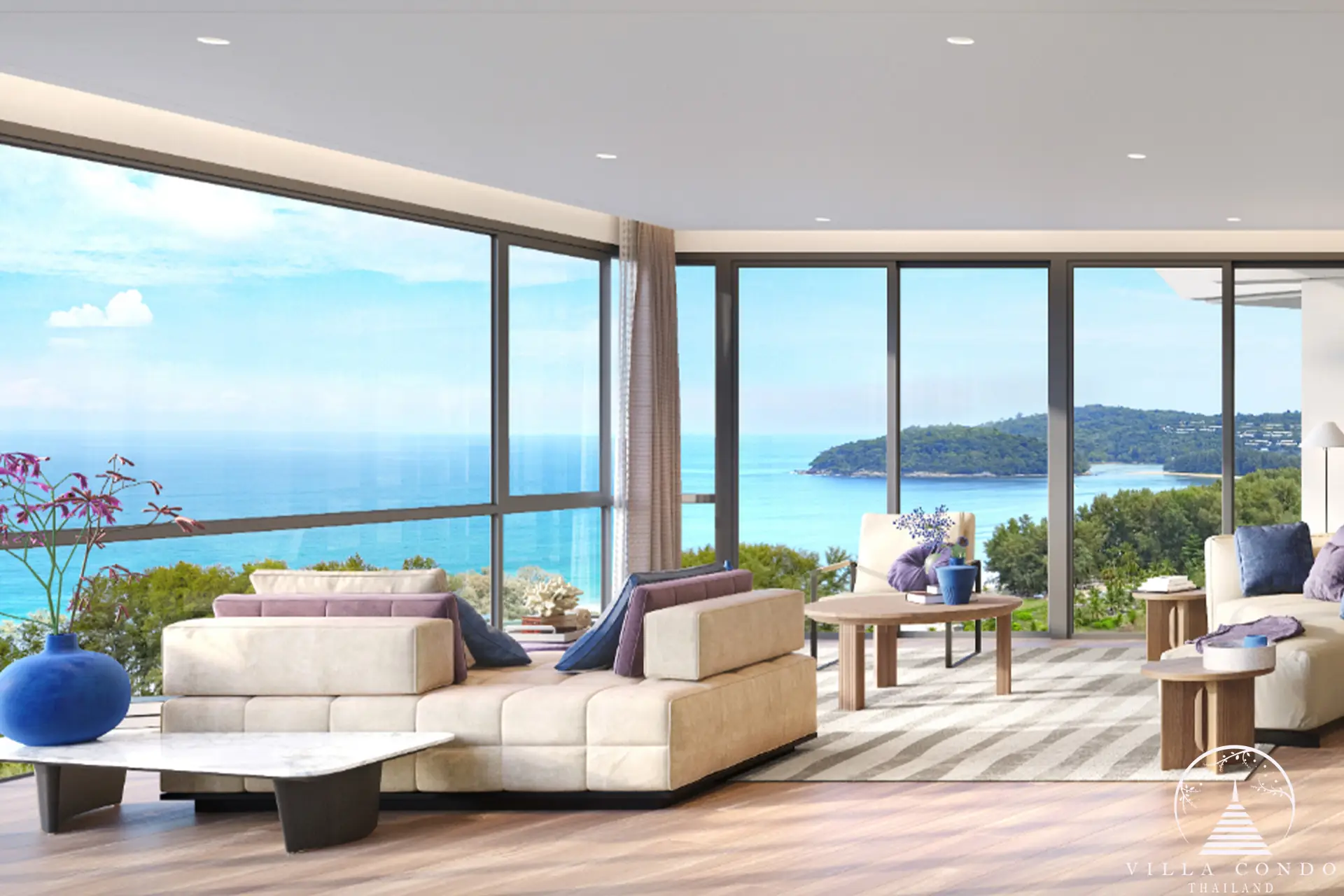 Luxurious interiors of Banyan Tree Seaview Residences.