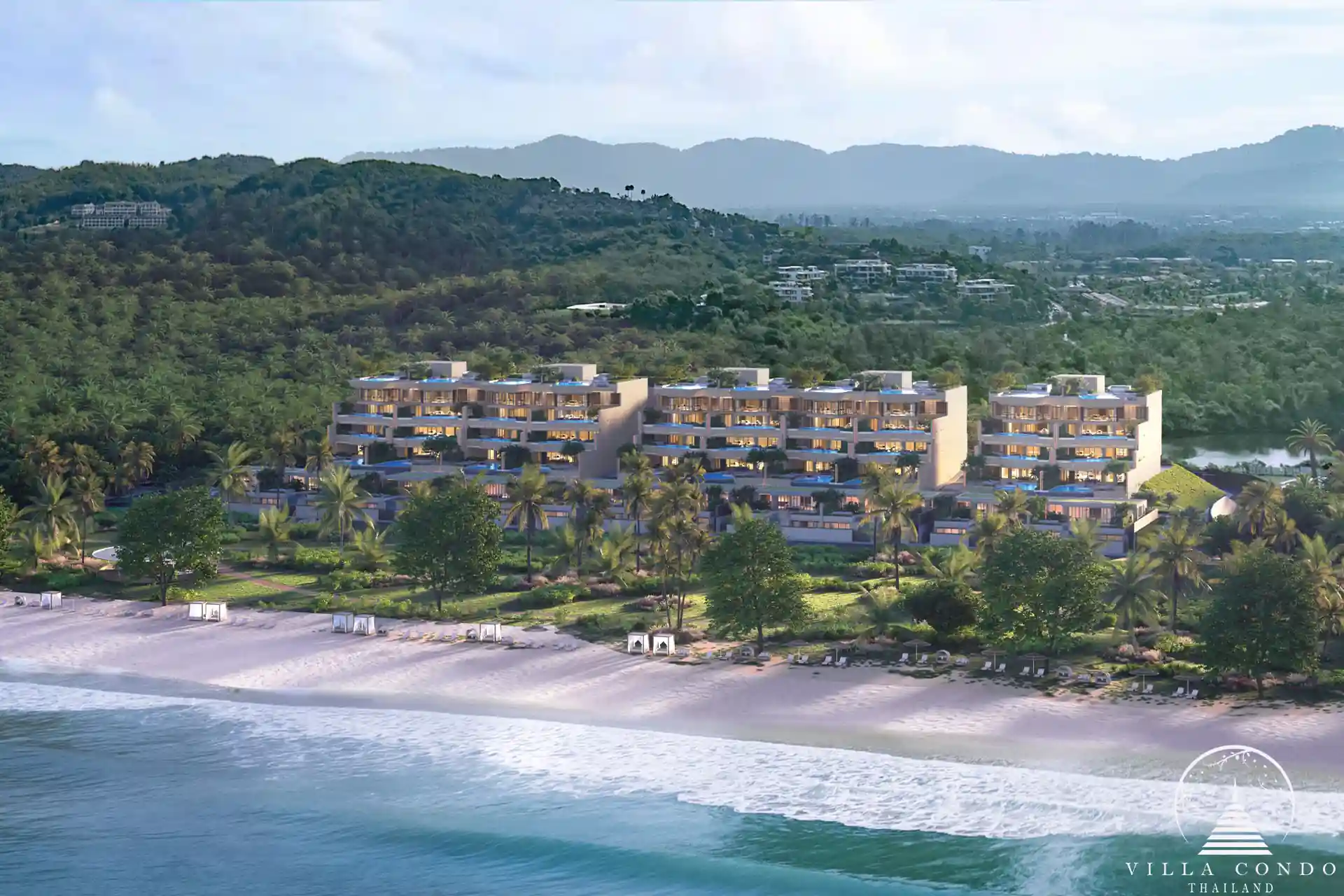 Aerial view of Banyan Tree Seaview Residences.
