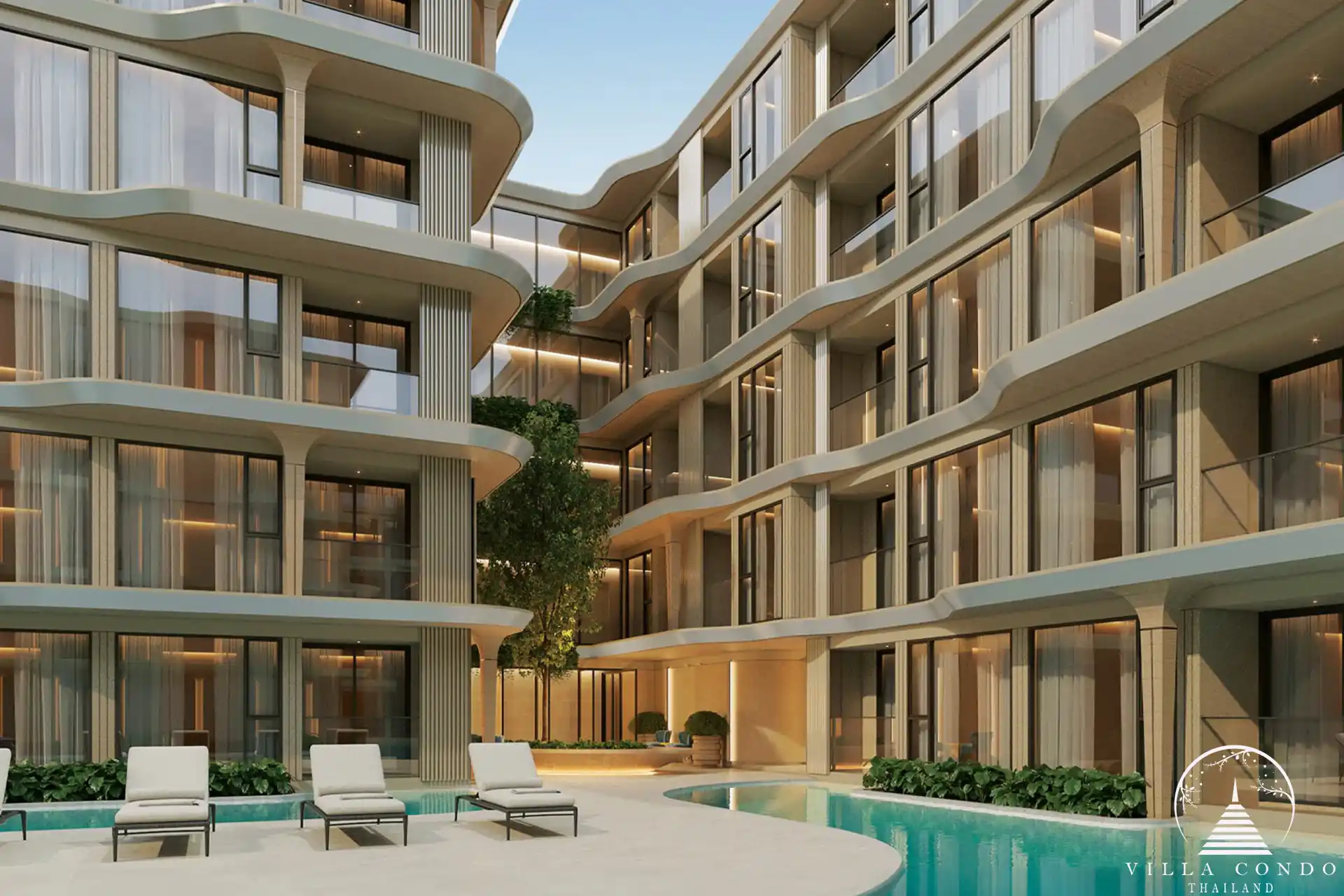 Bellevue Beachfront Exterior Exterior view of Bellevue Beachfront Condo.