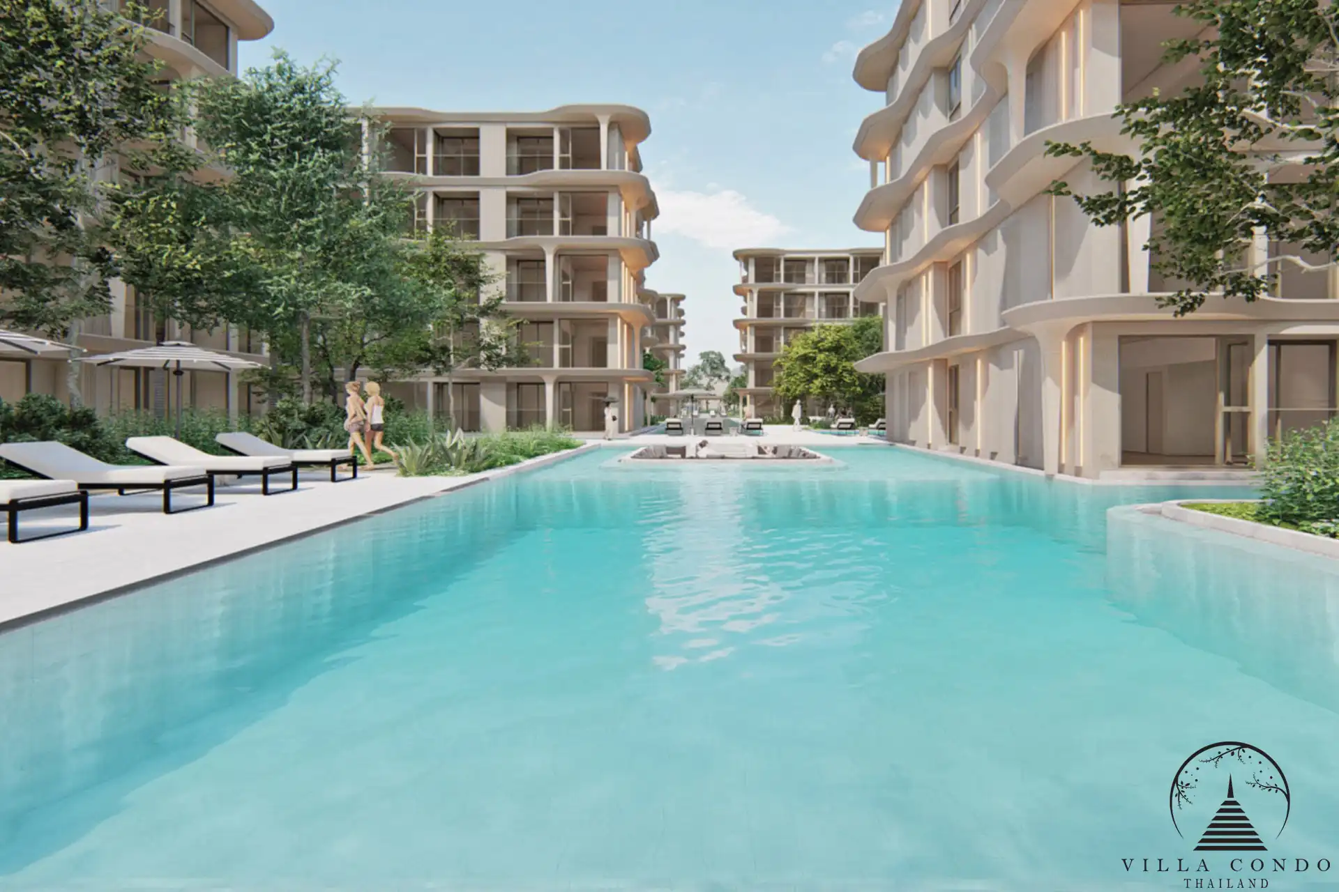 Refreshing Common Pool at Bellevue Beachfront Common pool at Bellevue Beachfront Condo.