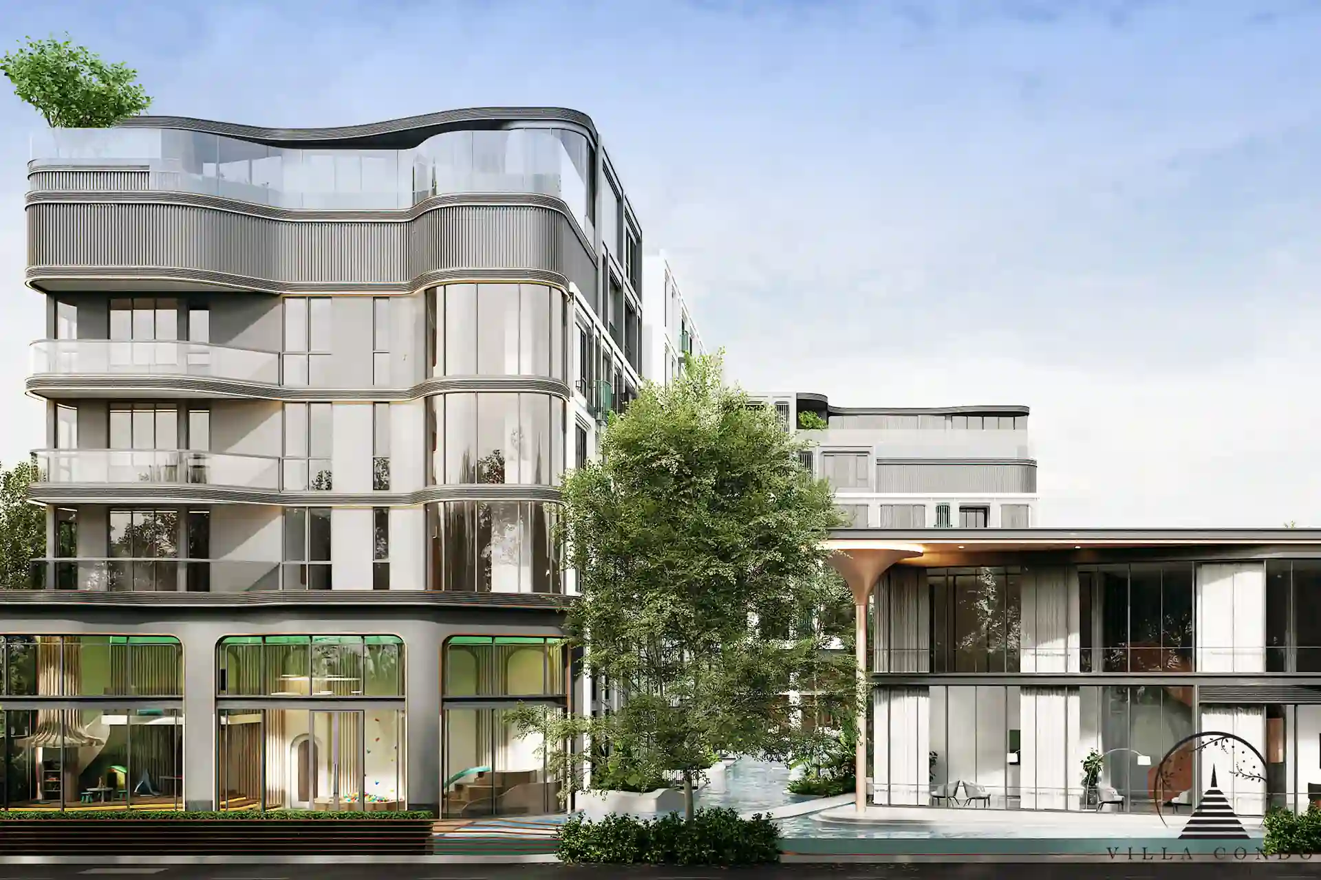 Entrance of Bellevue Lagoon condominium