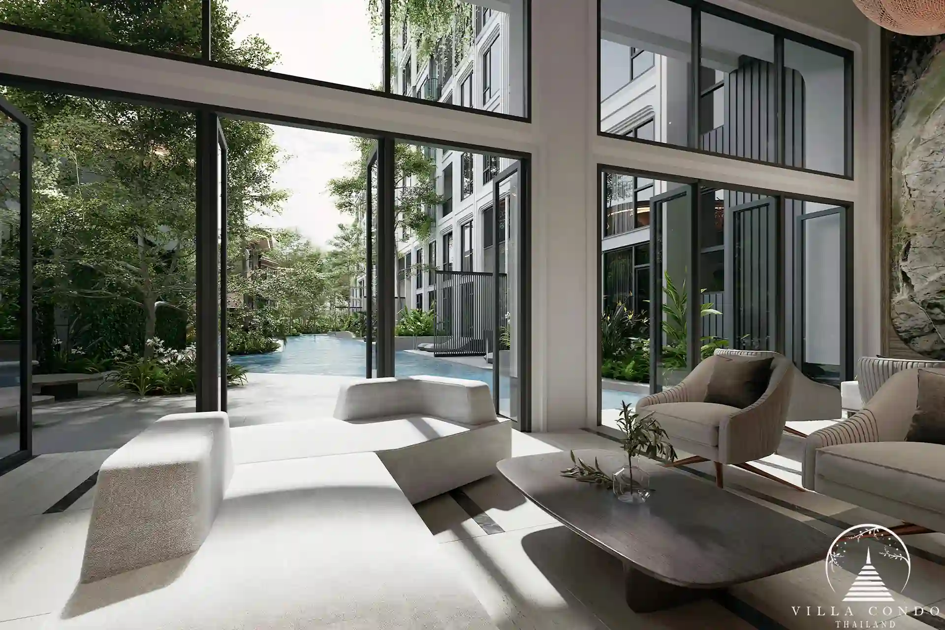 Common area in Bellevue Lagoon condominium
