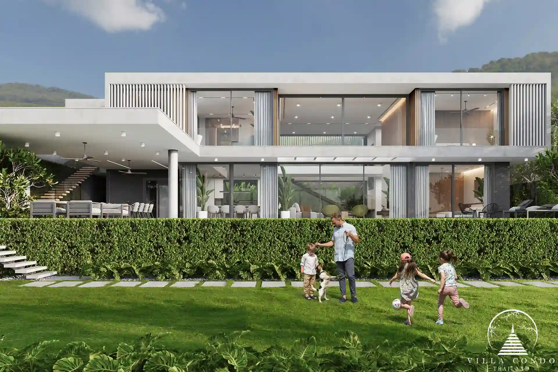 Beautiful Outdoor Area at Canopy Hills Villas Outdoor area at Canopy Hills Villas