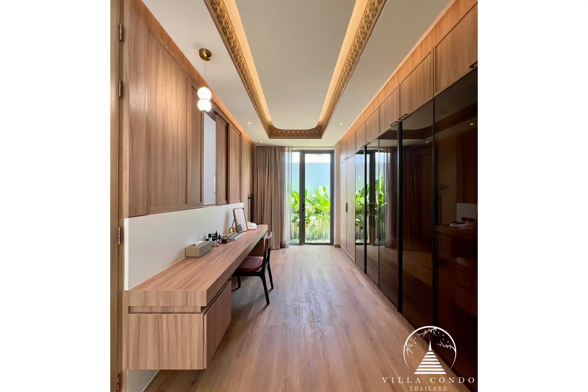 Spacious walk-in closet in a unit at Erawana Grand pool villas in Phuket