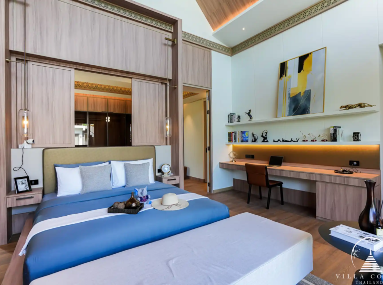 Spacious bedroom in a unit at Erawana Grand pool villas in Phuket