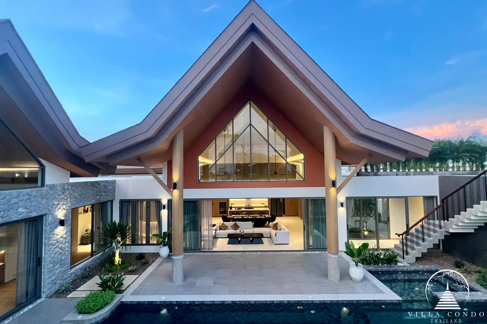Exterior view of Erawana Grand pool villas in Phuket, Thailand