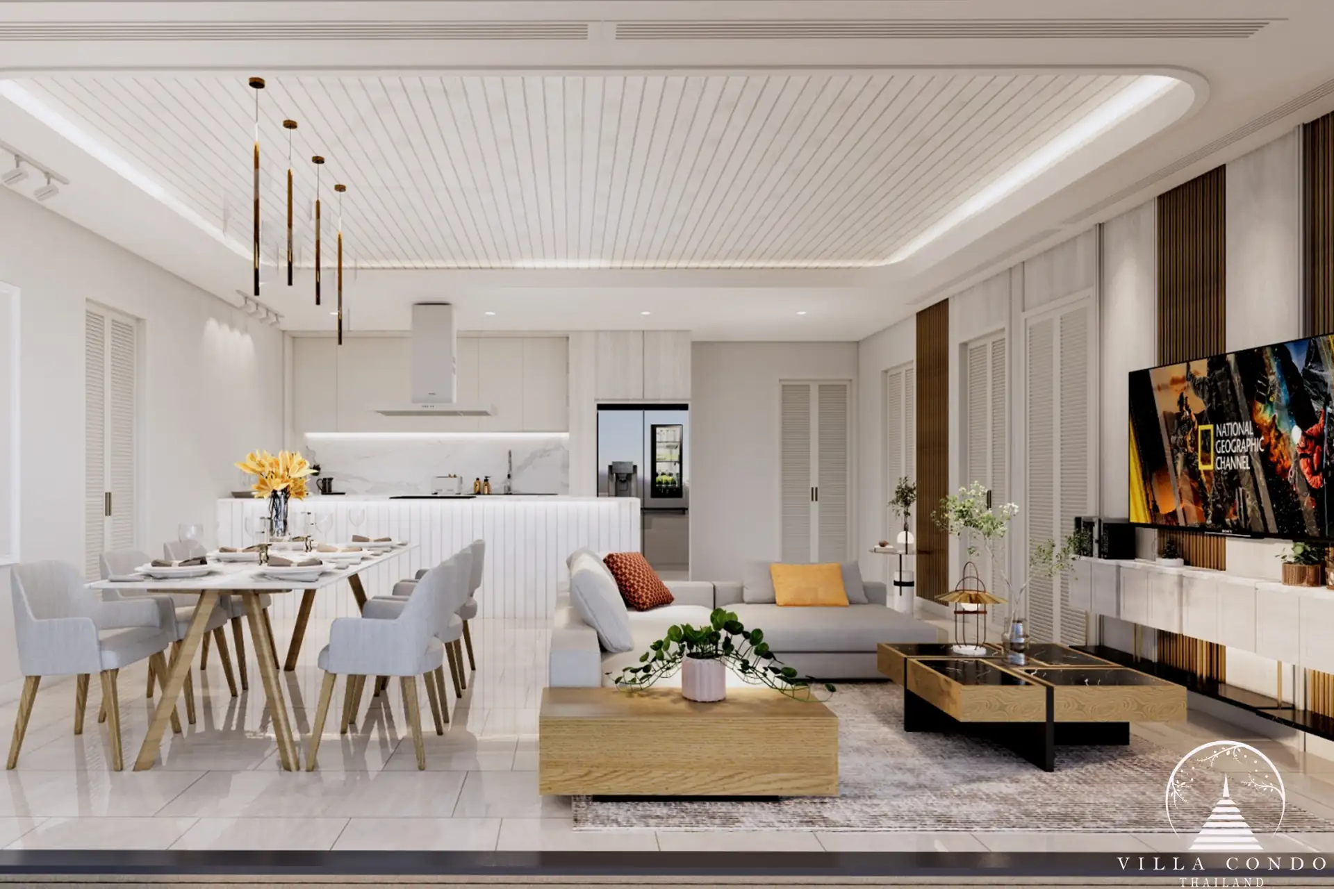 Etherhome Seaview Condo Living Area