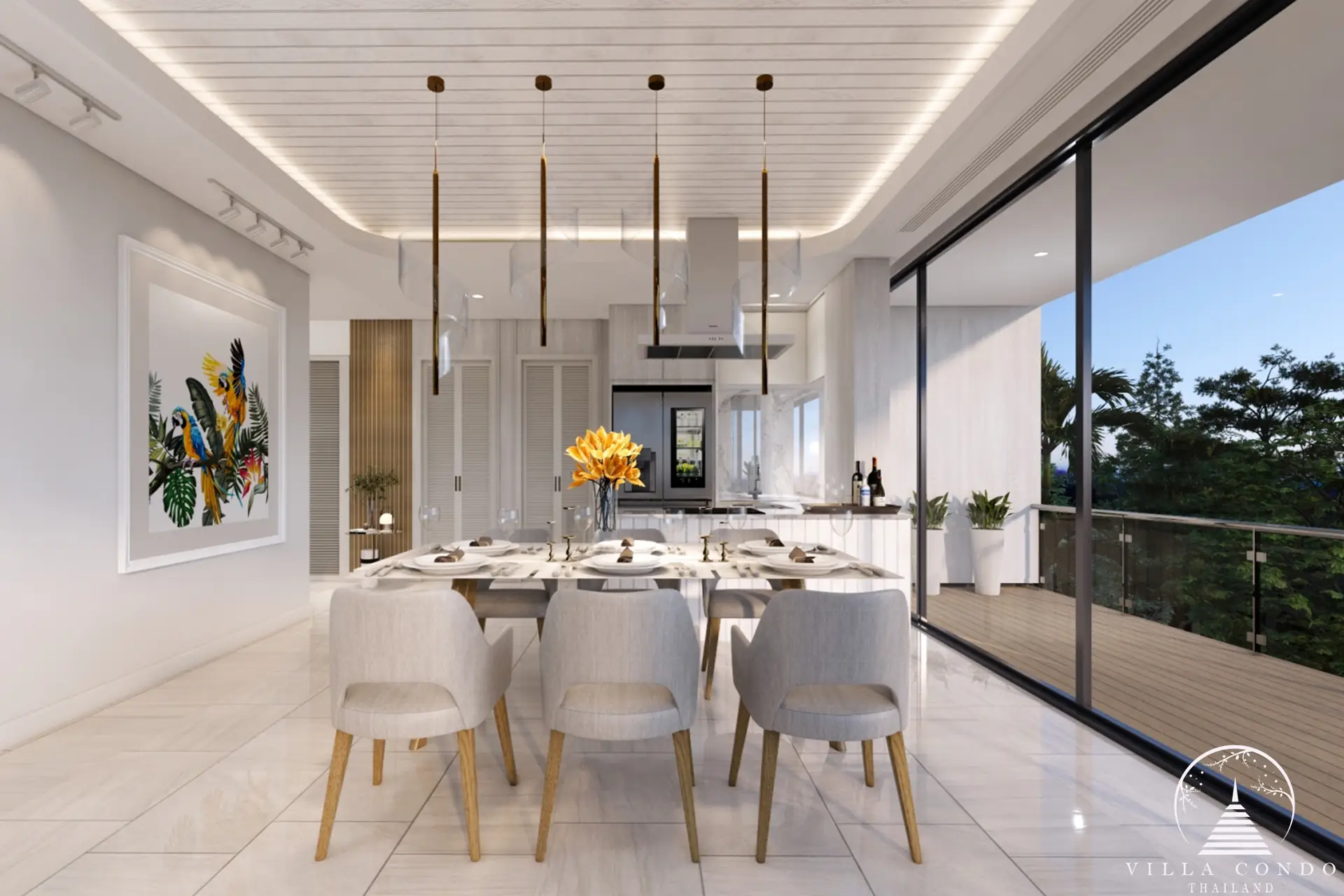 Etherhome Seaview Condo Dining Area