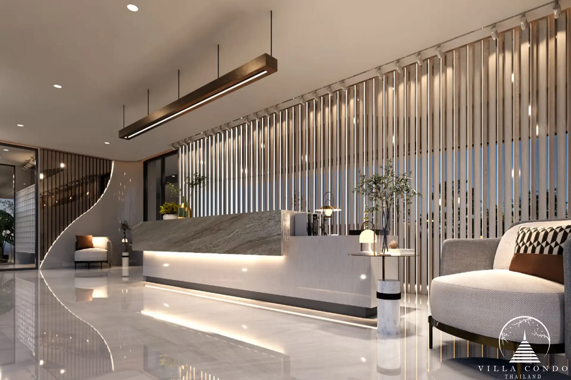 Etherhome Seaview Condo Lobby